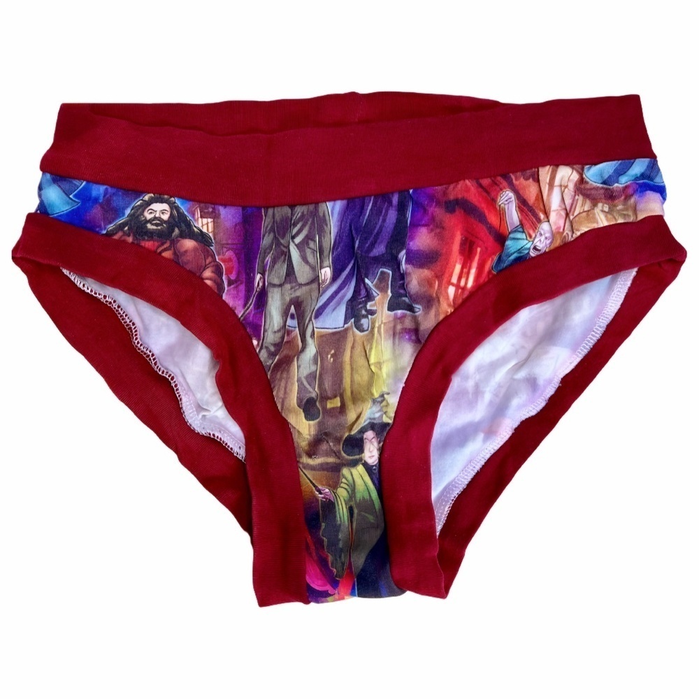 Handmade Harry Potter Panty | Ron Weasley Undie | Hogwarts Wizarding Briefs – XS